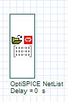 Optical System - Figure 2 - OptiSPICE Netlist component without ports