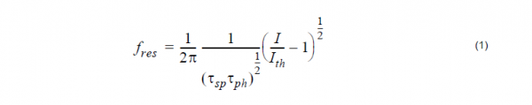 Optical System Equation 1
