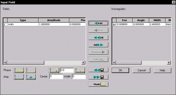 BPM -Figure 4 Input Field dialog box