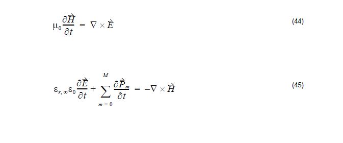 FDTD - equations 44 - 45