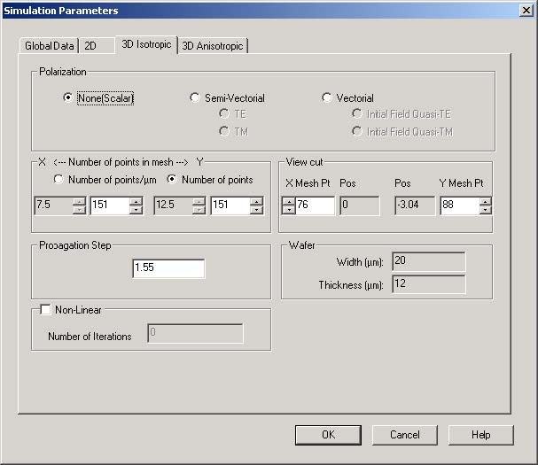 Setting Simulation Parameters