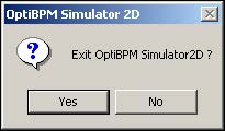 BPM - Figure 24 Exit simulator dialog box