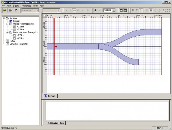 BPM - Figure 31 OptiBPM Analyzer