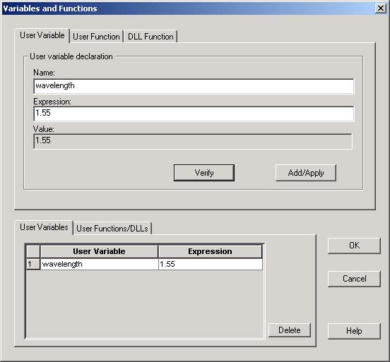 BPM - Figure 13 Settings in Variables and Functions dialog box
