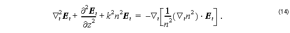 Optical BPM - Equation 14
