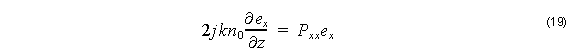 Optical BPM - Equation 19
