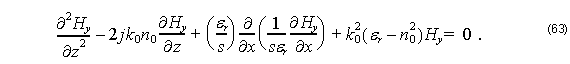 Optical BPM - Equation 63