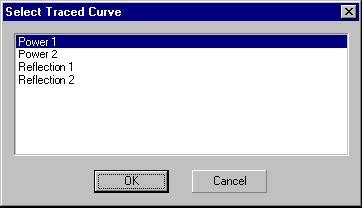 Optical Grating - Select Traced Curve