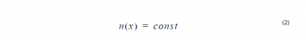 Optical Fiber - Constant profile equation