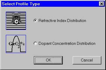 Optical Fiber - Select Profile Type