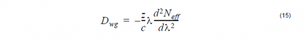 Optical Fiber - equation 15