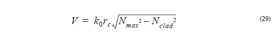 Optical Fiber - equation 29