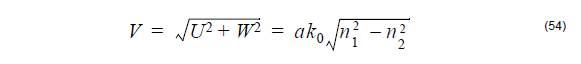 Optical Fiber - equation 54