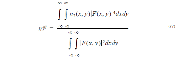 Optical Fiber - equation 77