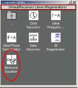 Optical System - Figure 1 OptiSystem component library