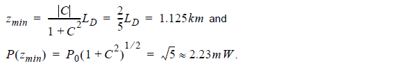 Optical System - Equation