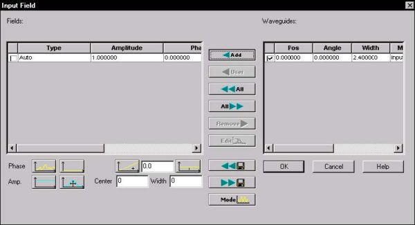 BPM -Figure 4 Input Field dialog box