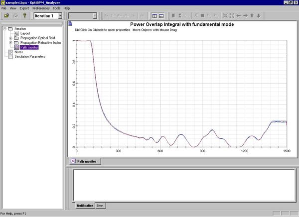 BPM - Figure 23 Simulation results — Path Monitor view (four paths)