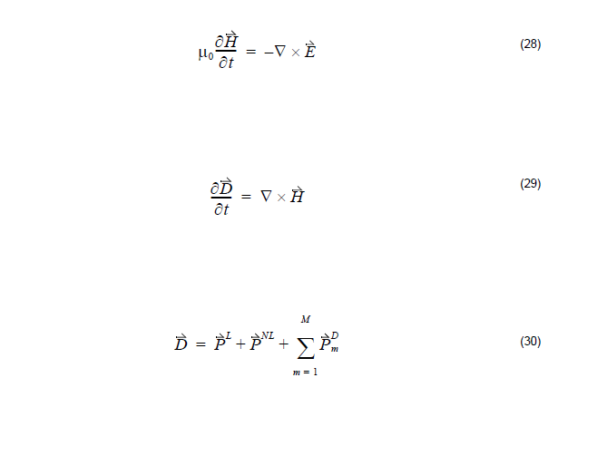 FDTD - equations 28 -30