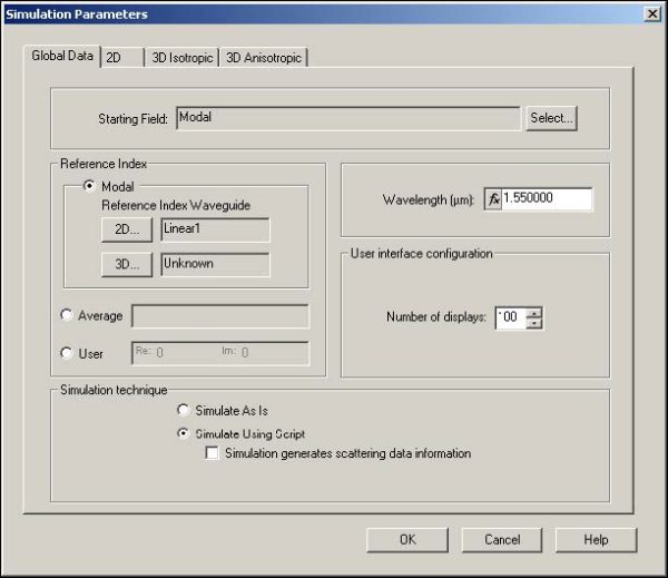 Creating the Script – Optiwave