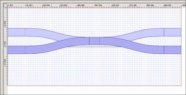 BPM - Figure 14 Creating a mirror image of the waveguides