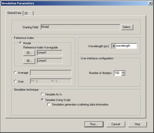 BPM - Figure 14 Run simulation using the scripto