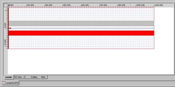 BPM - Figure 7 Second red waveguide