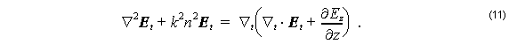 Optical BPM - Equation 11