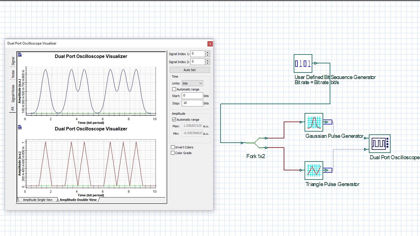 How To Setup The Triangle Pulse Generator In Optisystem