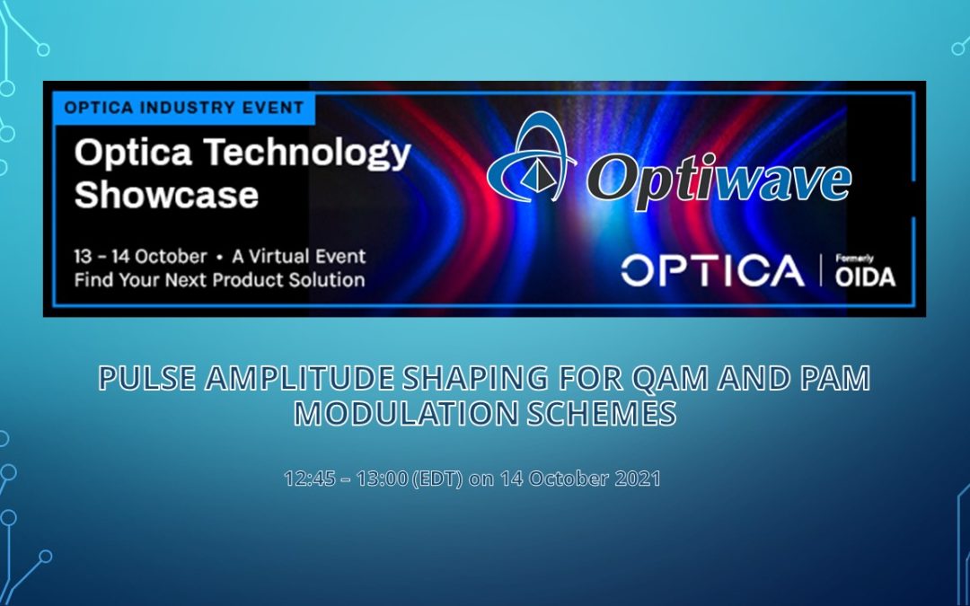 OPTICA Virtual Technology Showcase