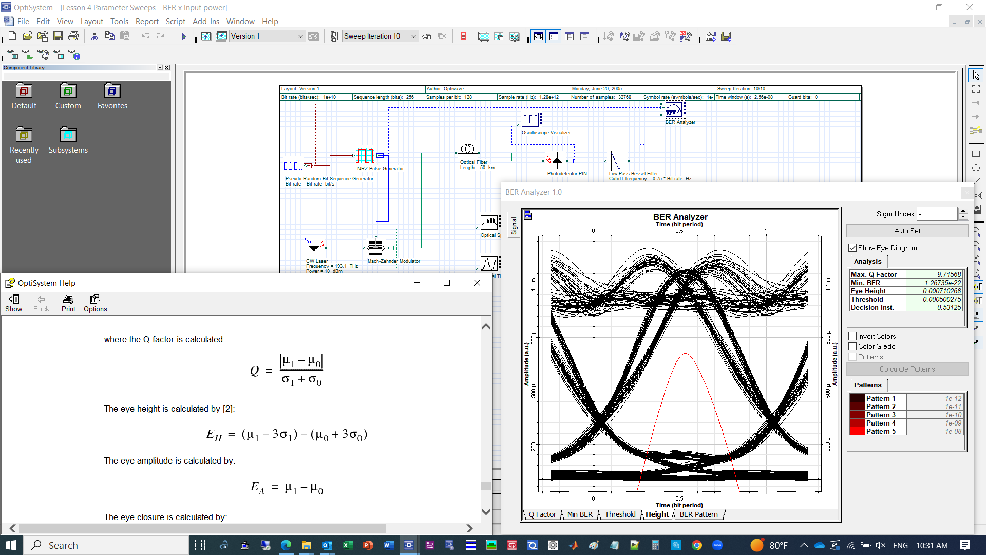 Community Forums - Eye Height and Threshold values