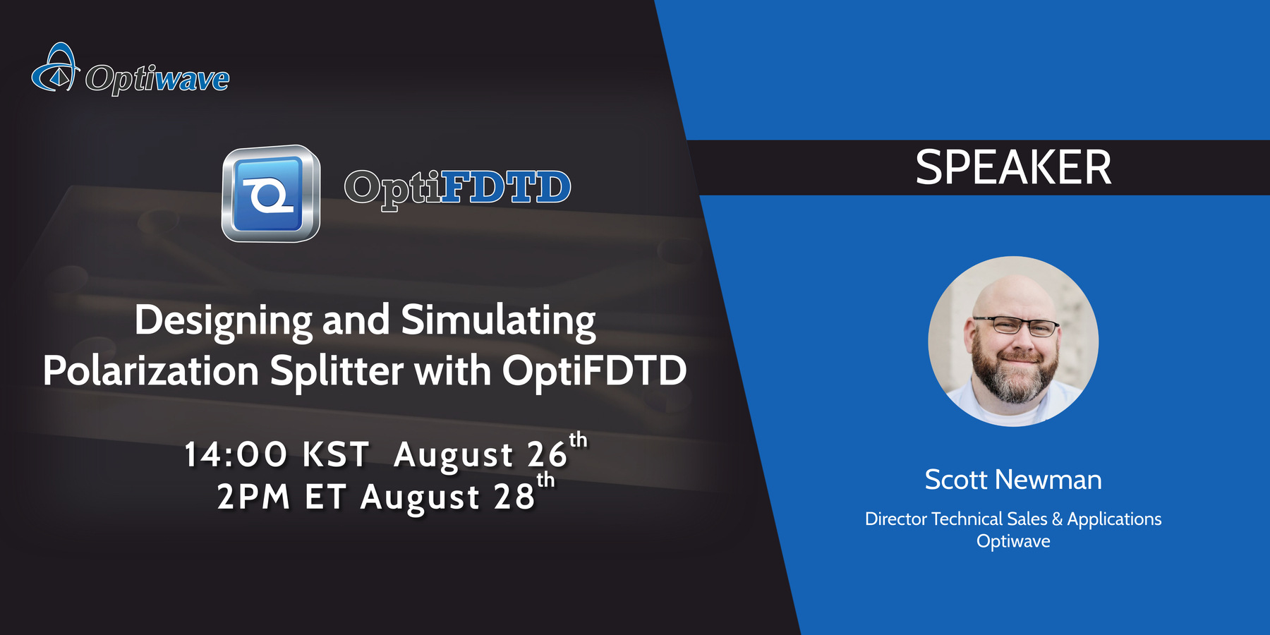 Designing and Simulating Polarization Splitter with OptiFDTD - Optiwave