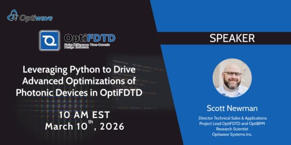 Leveraging Python to Drive Advanced Optimizations of Photonic Devices in OptiFDTD